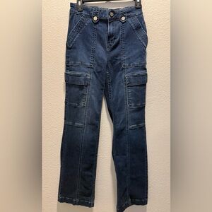 White House Black Market Extra High-Rise Denim Size 0 Long 32” inseam.